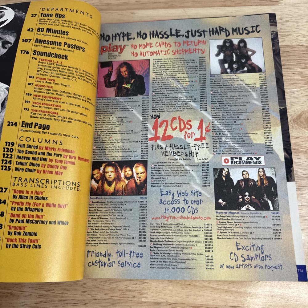 Kurt Cobain March 1999 Guitar World Magazine - Artist of the Decade - Picture 5 of 6